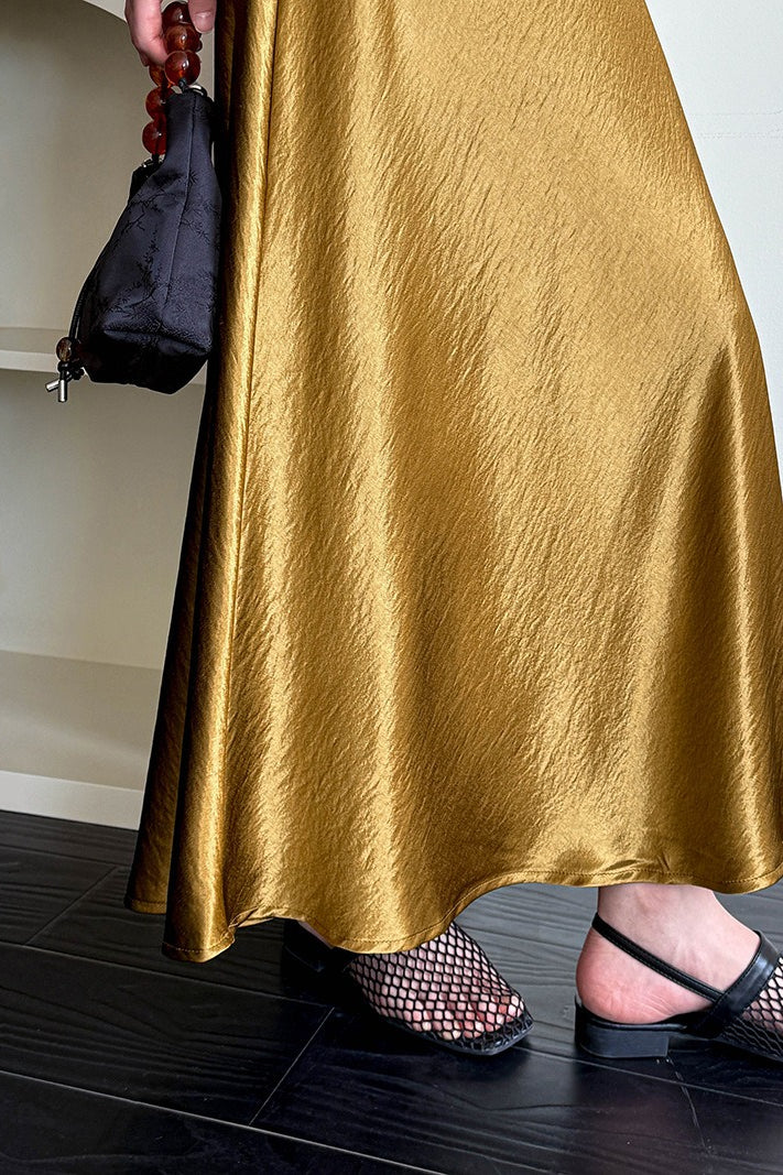 Drapey High - Waist Sheath Fishtail Skirt - Image 9