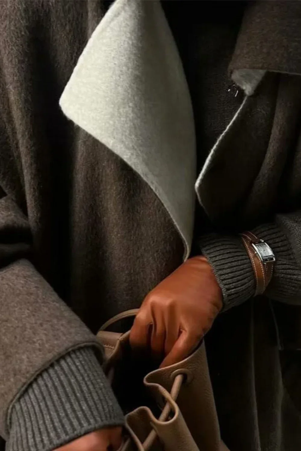 Vintage Elegant Double Faced Wool  Coat - Image 2