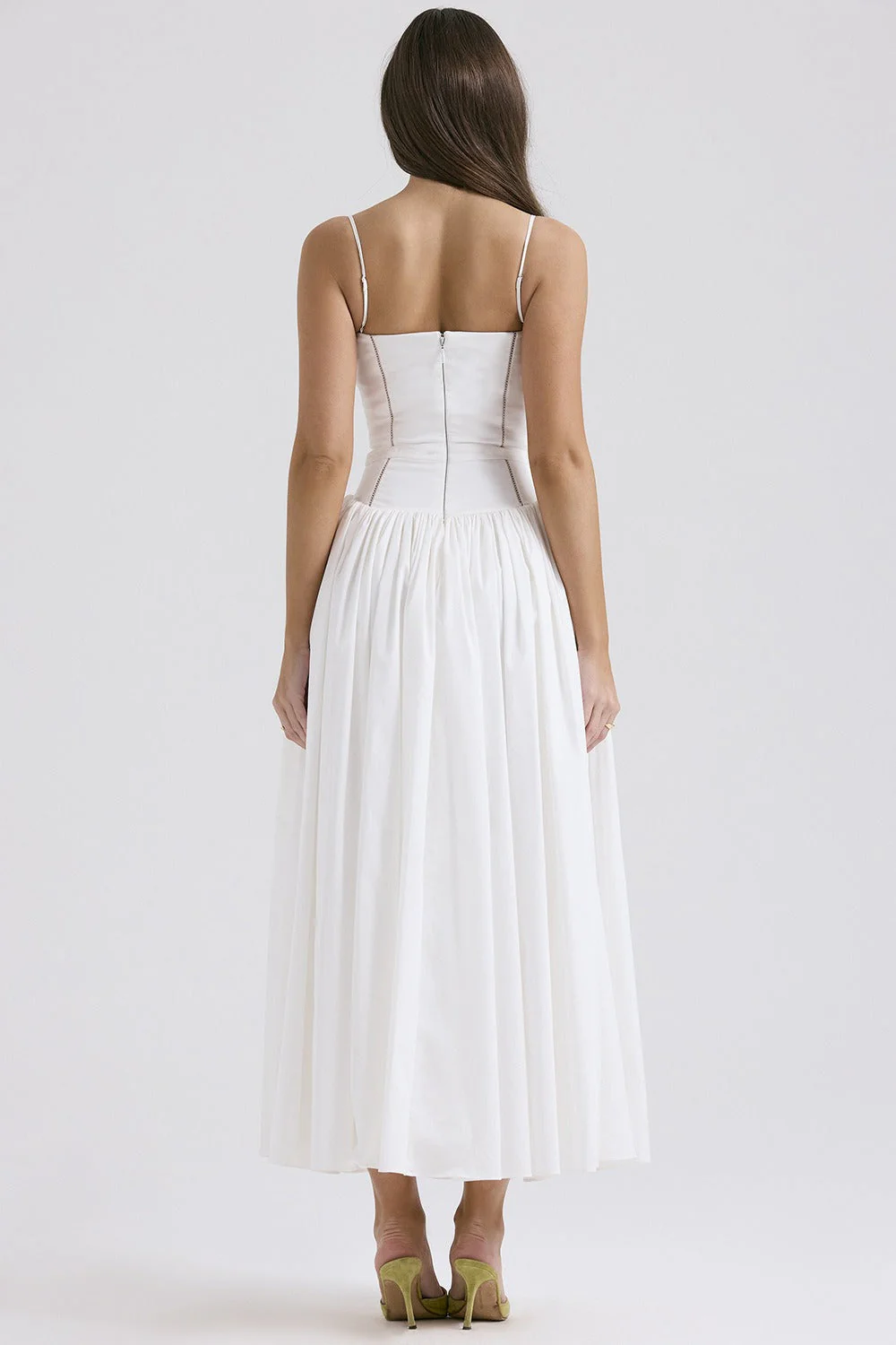Elegant Gentle Floral Cami Fairy Maxi Dress - Image 5