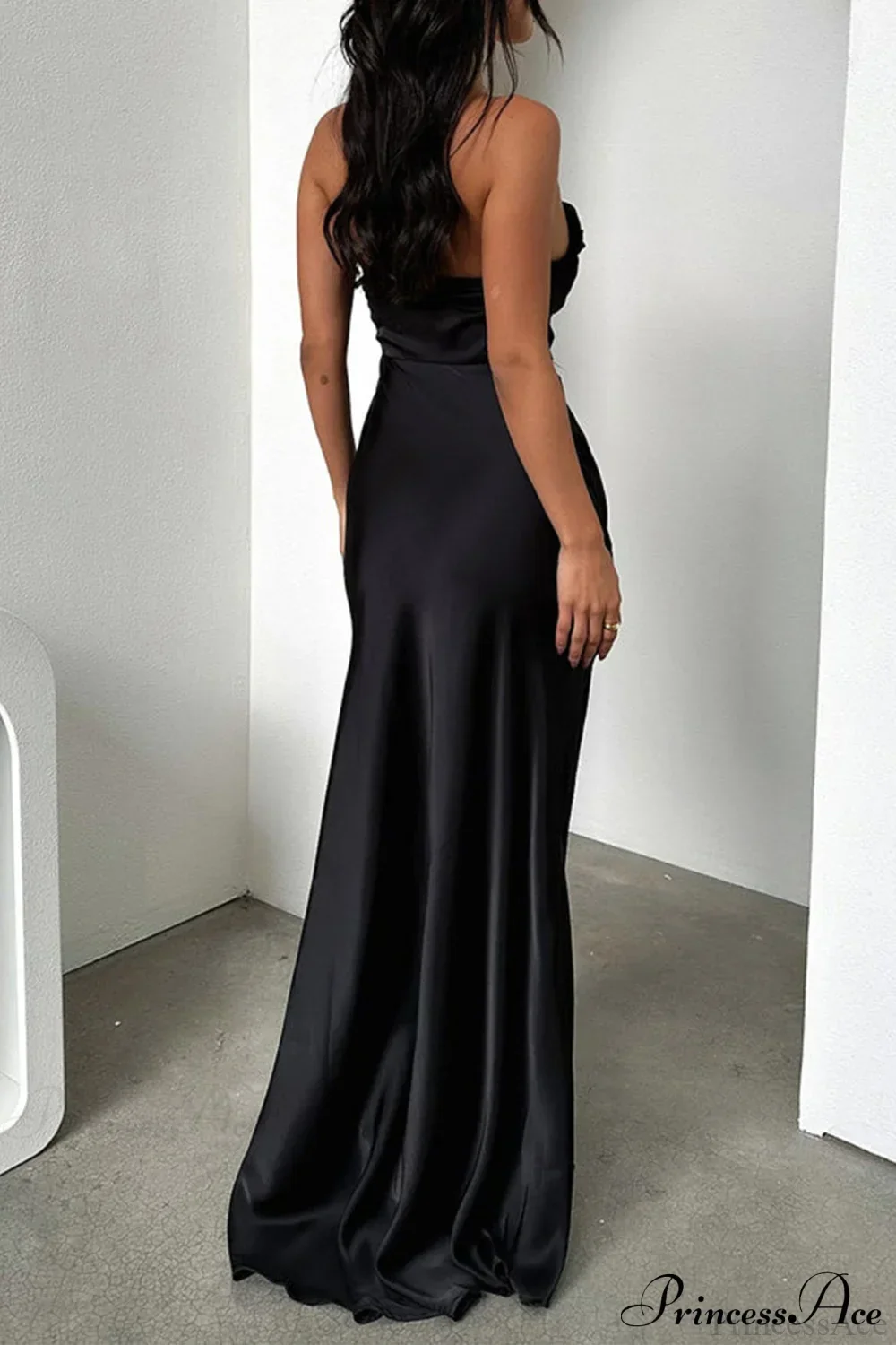 Elegant Ruched Side Slit Party Dress - Image 6