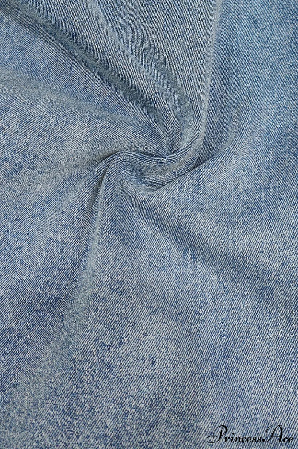 Embroidered Vintage High Waist straight Jeans - Image 4