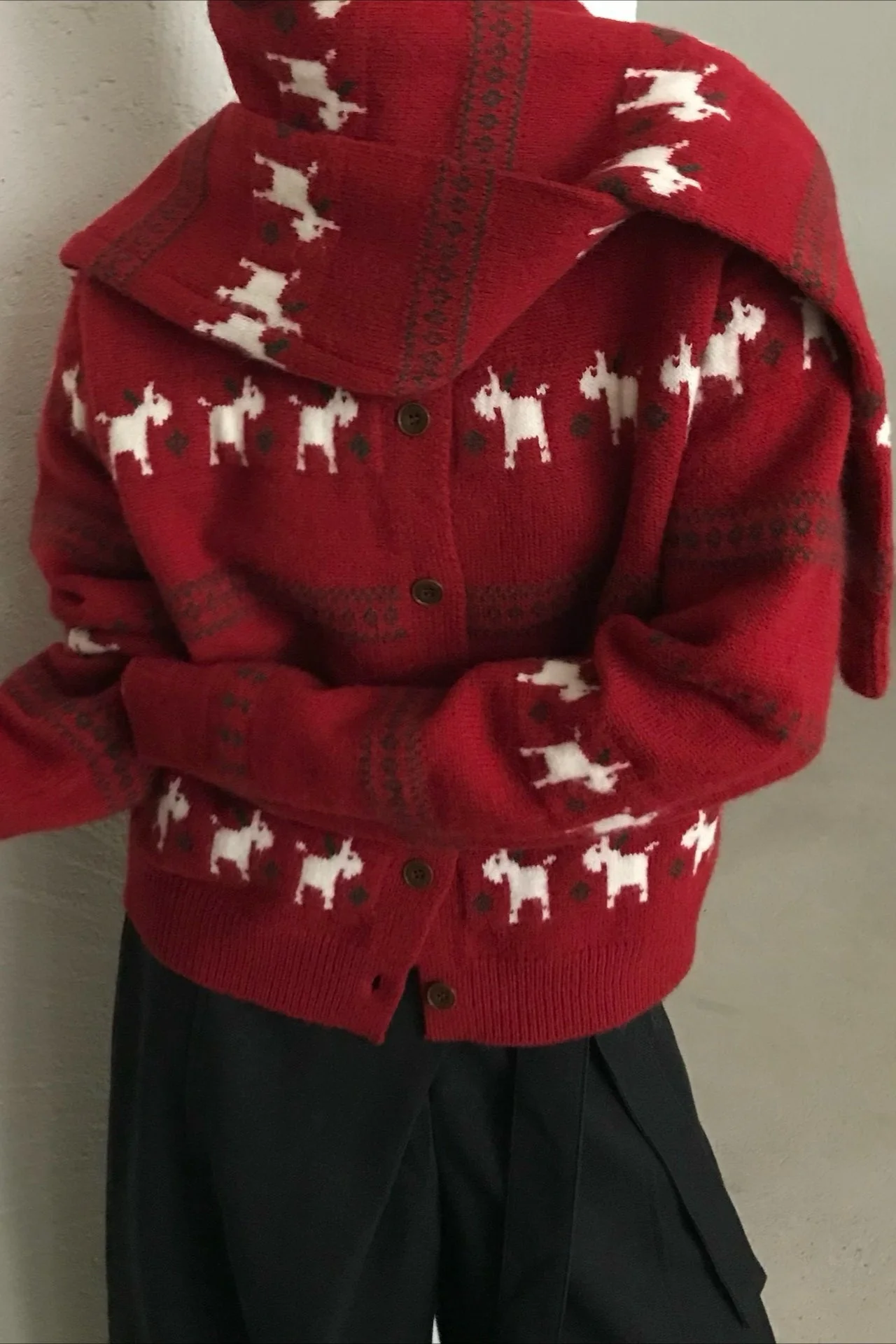 Tassel Knit Cardigan - Image 2