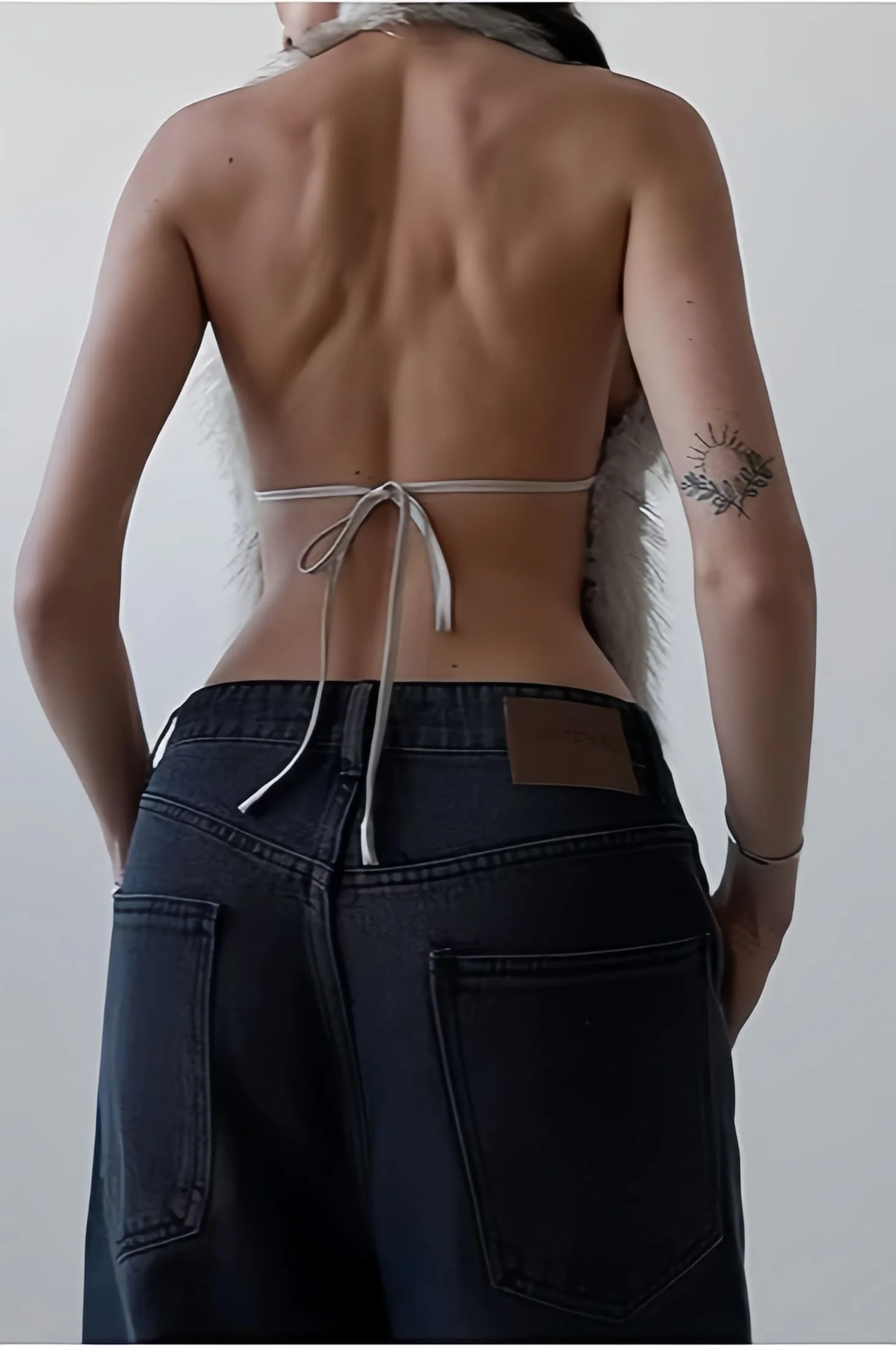 Faux Fur Fox Hair Zipper Sleeveless Vest - Image 4