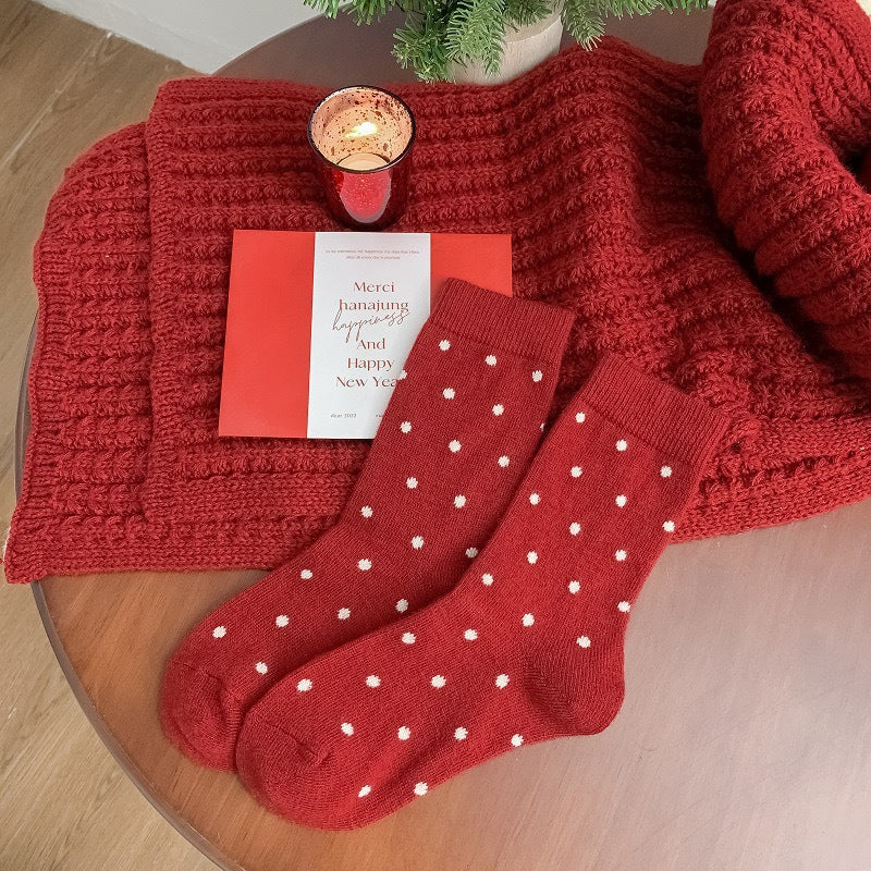 Mid Calf Warm Simple Socks - Image 7