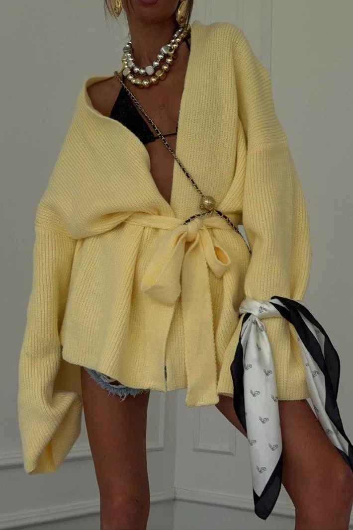 Belted Midi Cardigan
