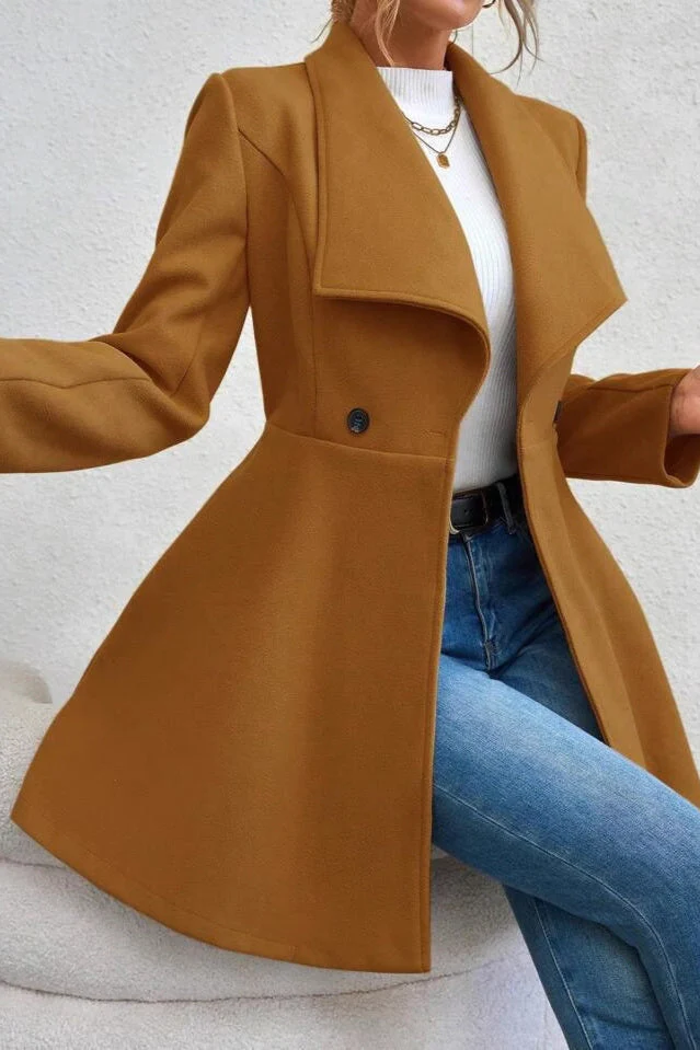 Belted Wool Long Coat - Image 14