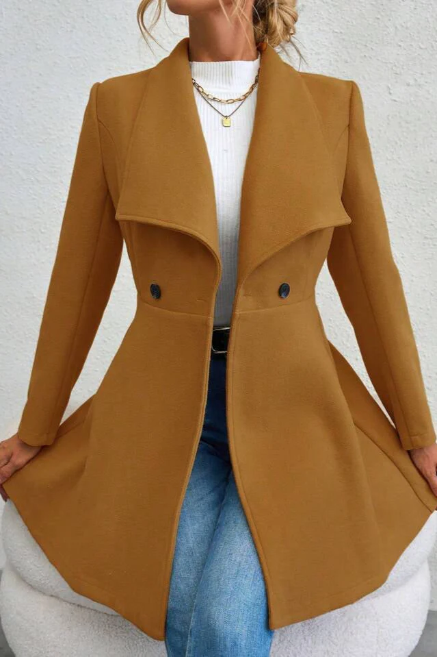 Belted Wool Long Coat - Image 15