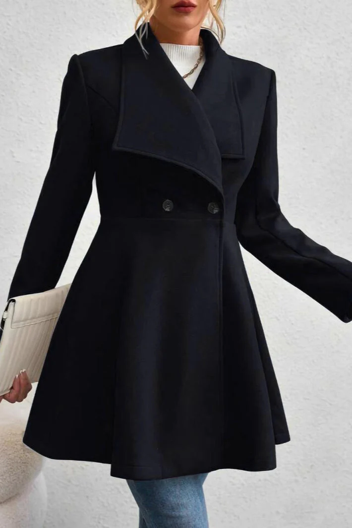 Belted Wool Long Coat - Image 2