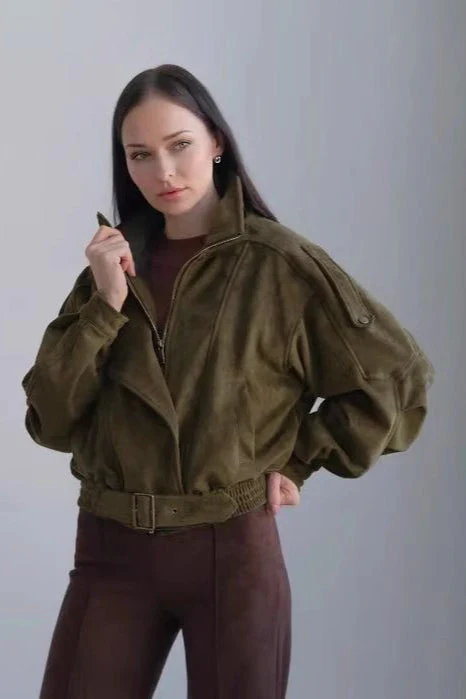 Brown Relaxed Fit Vintage Jacket - Image 2
