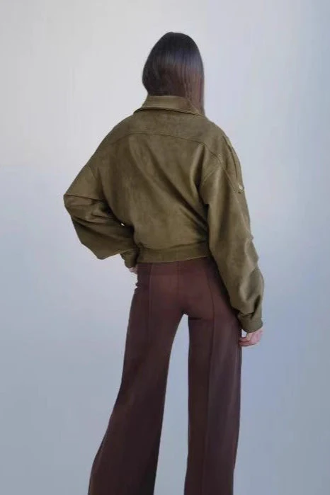 Brown Relaxed Fit Vintage Jacket - Image 3