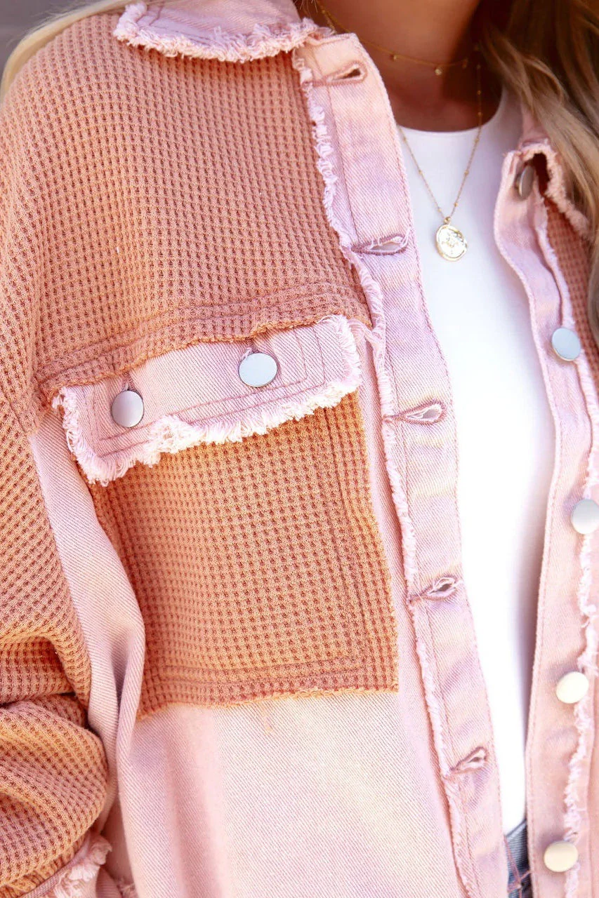 Brushed Waffle Long Sleeve Coat - Image 16