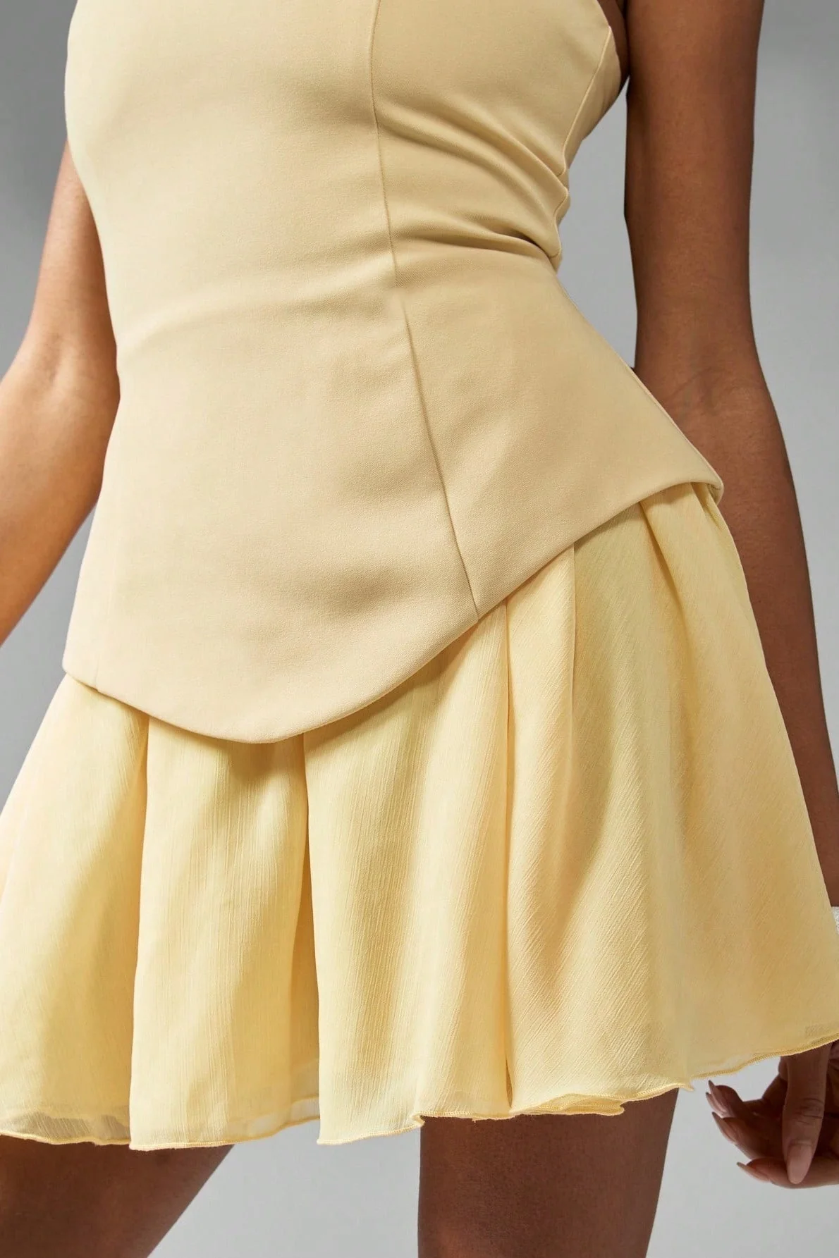 Bustier Peplum Waist Cocktail Dress - Image 4