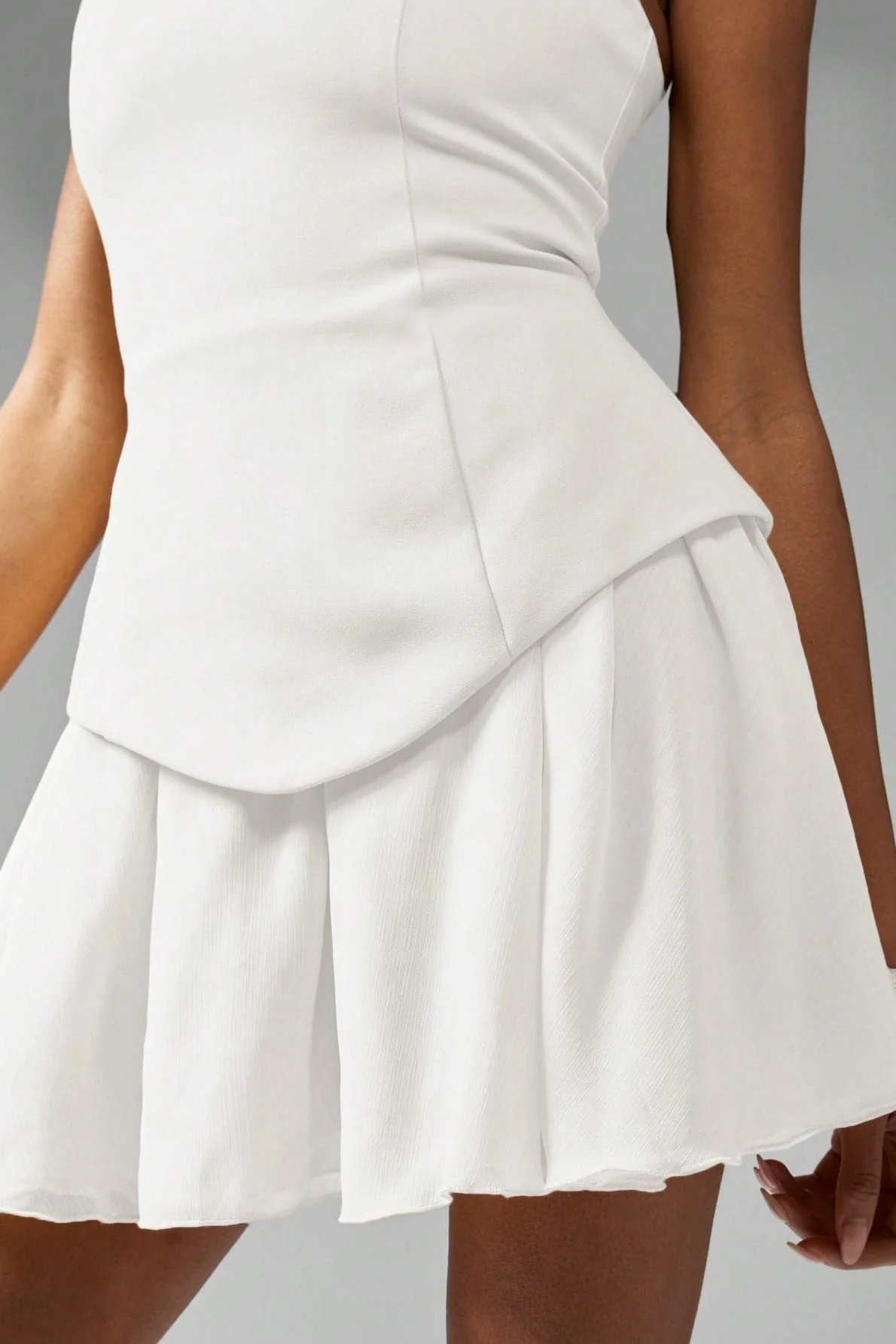 Bustier Peplum Waist Cocktail Dress - Image 6