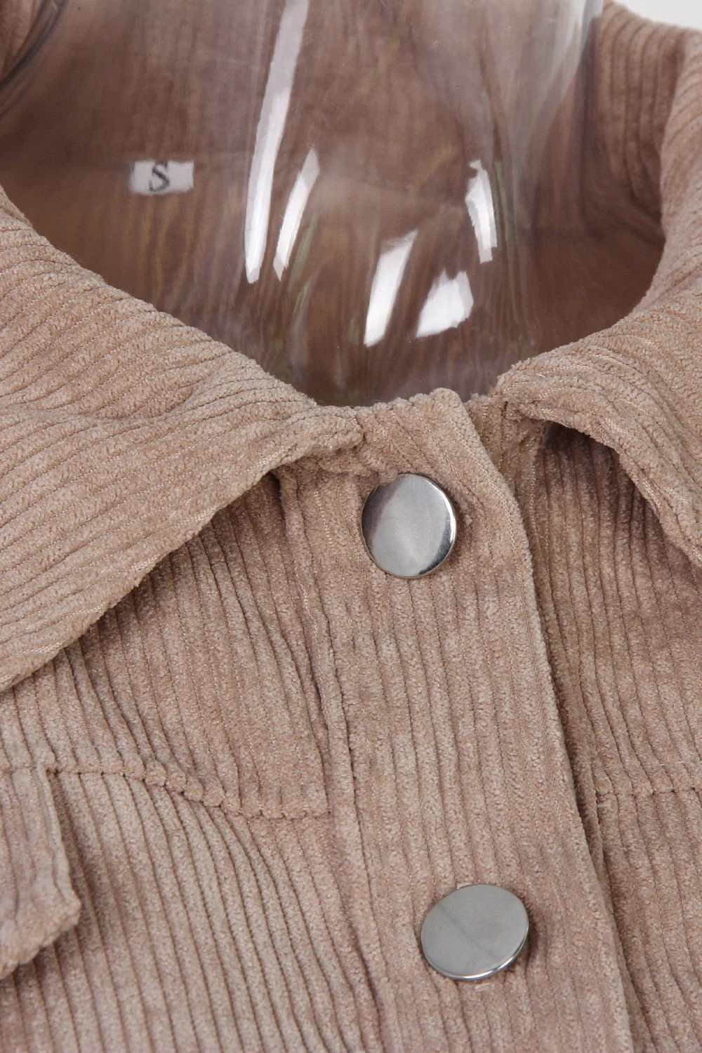 Button Up Corduroy Short Jacket - Image 18