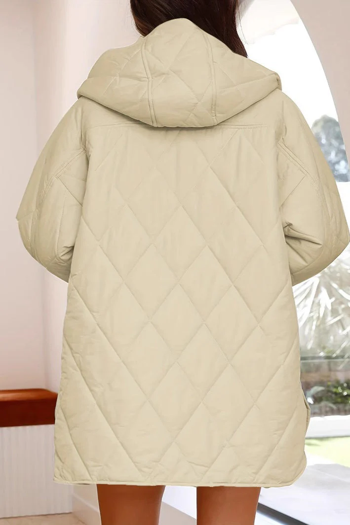 Casual Long Hooded Puffer Jacket - Image 8