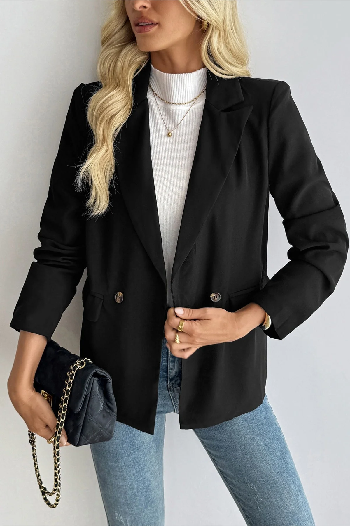 Casual Office Blazer - Image 3