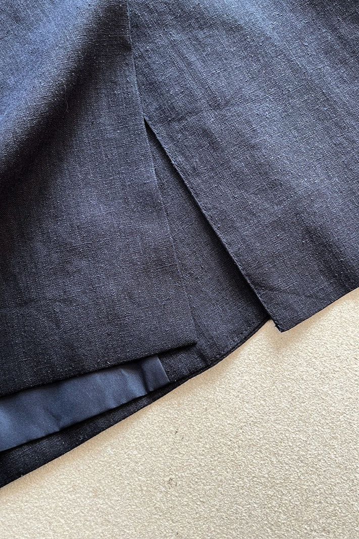 Casual Tencel Linen Suit Blazer - Image 14