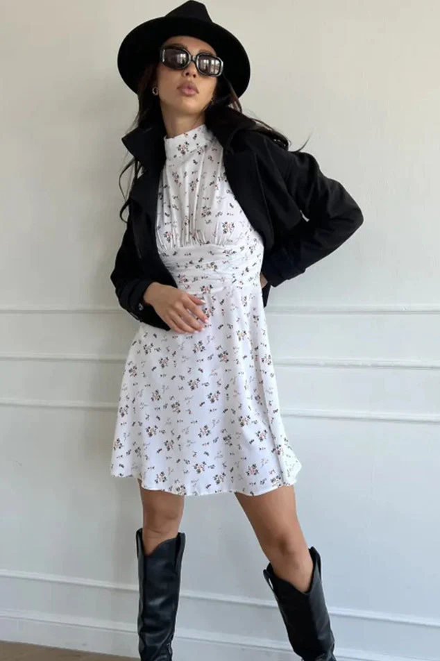 Casual Trench Style Cropped Jacket - Image 3