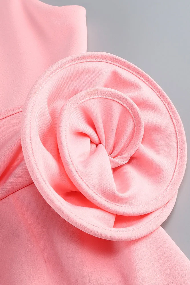 Chic Floral Embellished Party Dress - Image 6