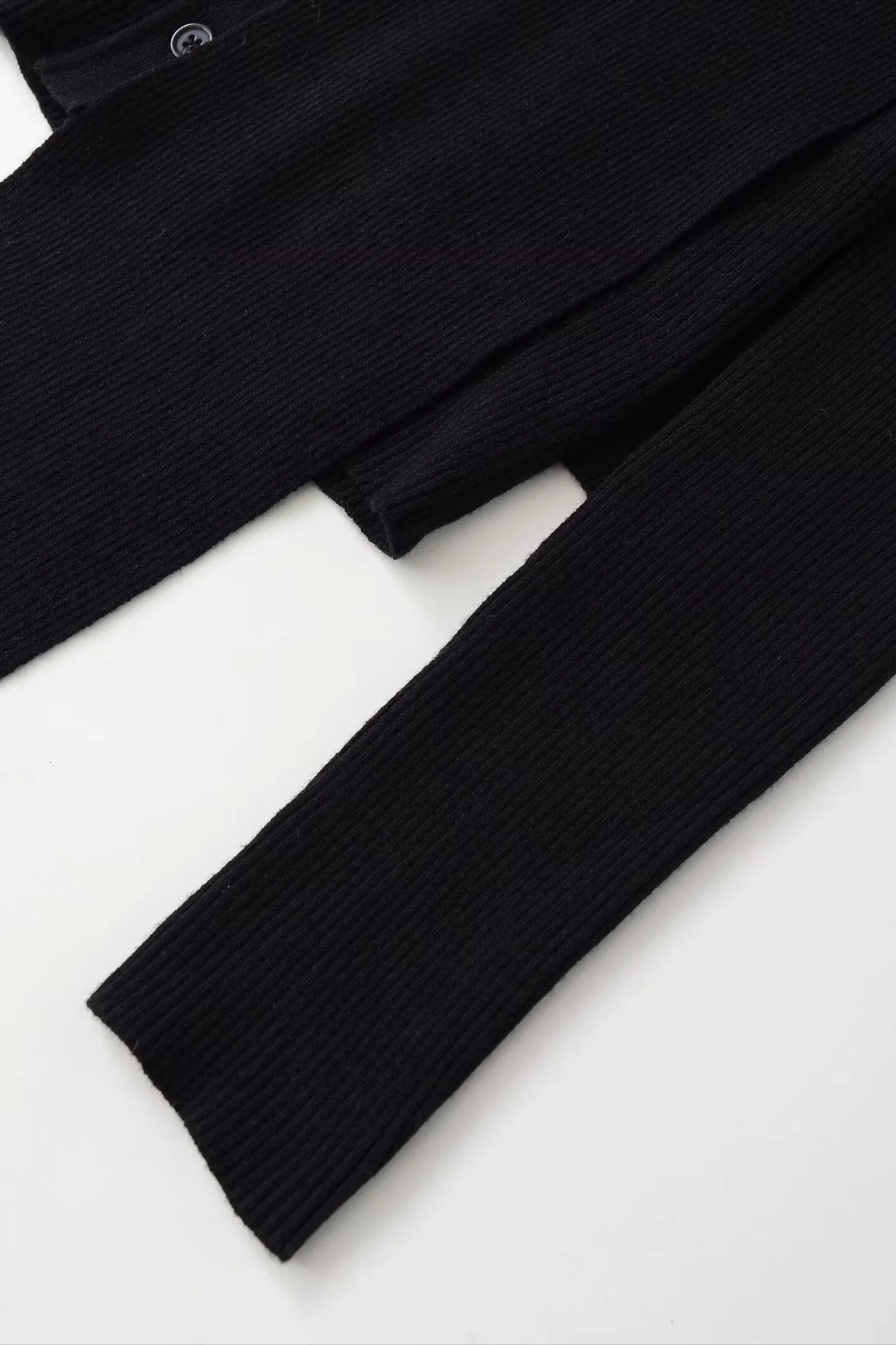 Chic Snood Neck Ribbed Knit Top - Image 5