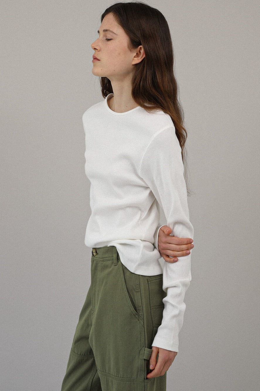 Classic Round Neck Knit Top - Image 10