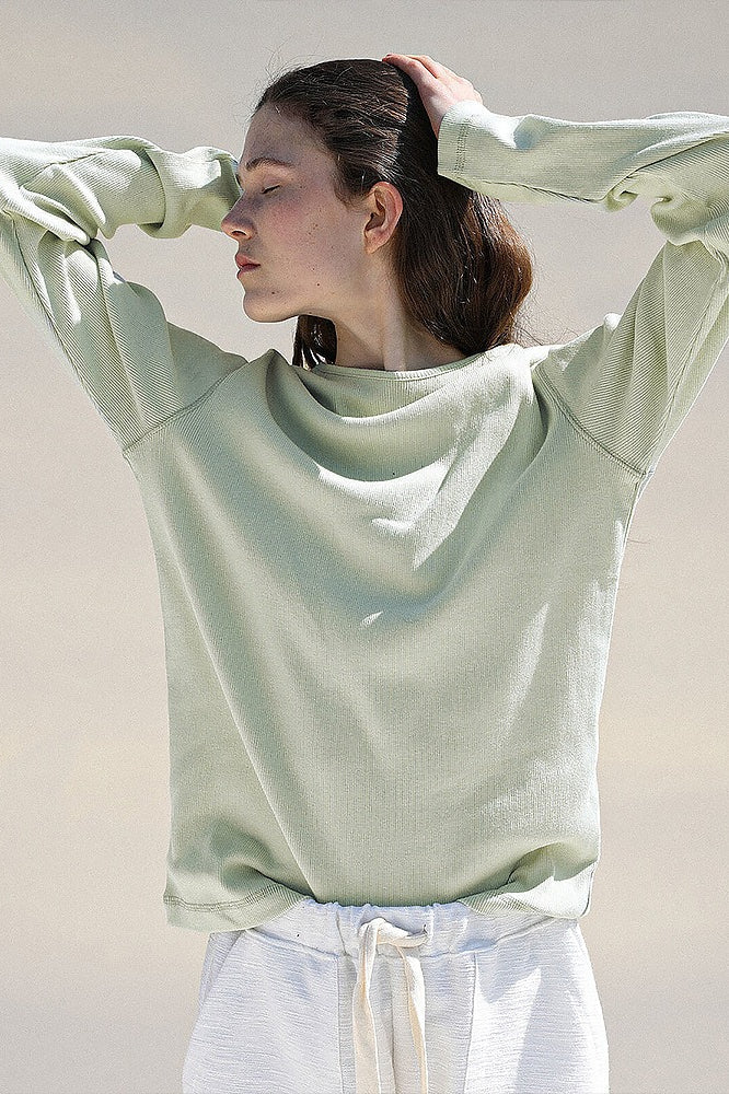 Classic Round Neck Knit Top - Image 2