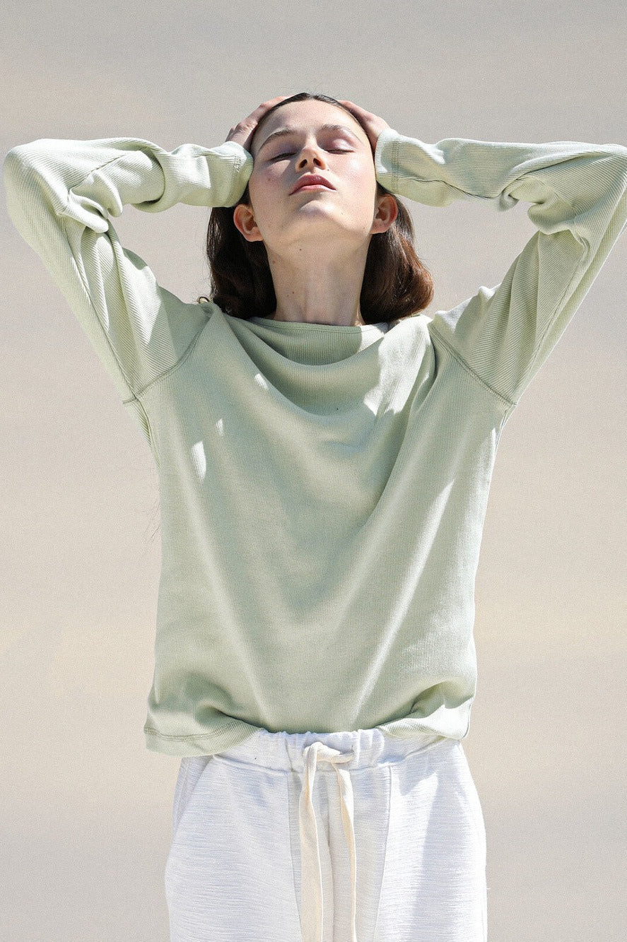 Classic Round Neck Knit Top - Image 4