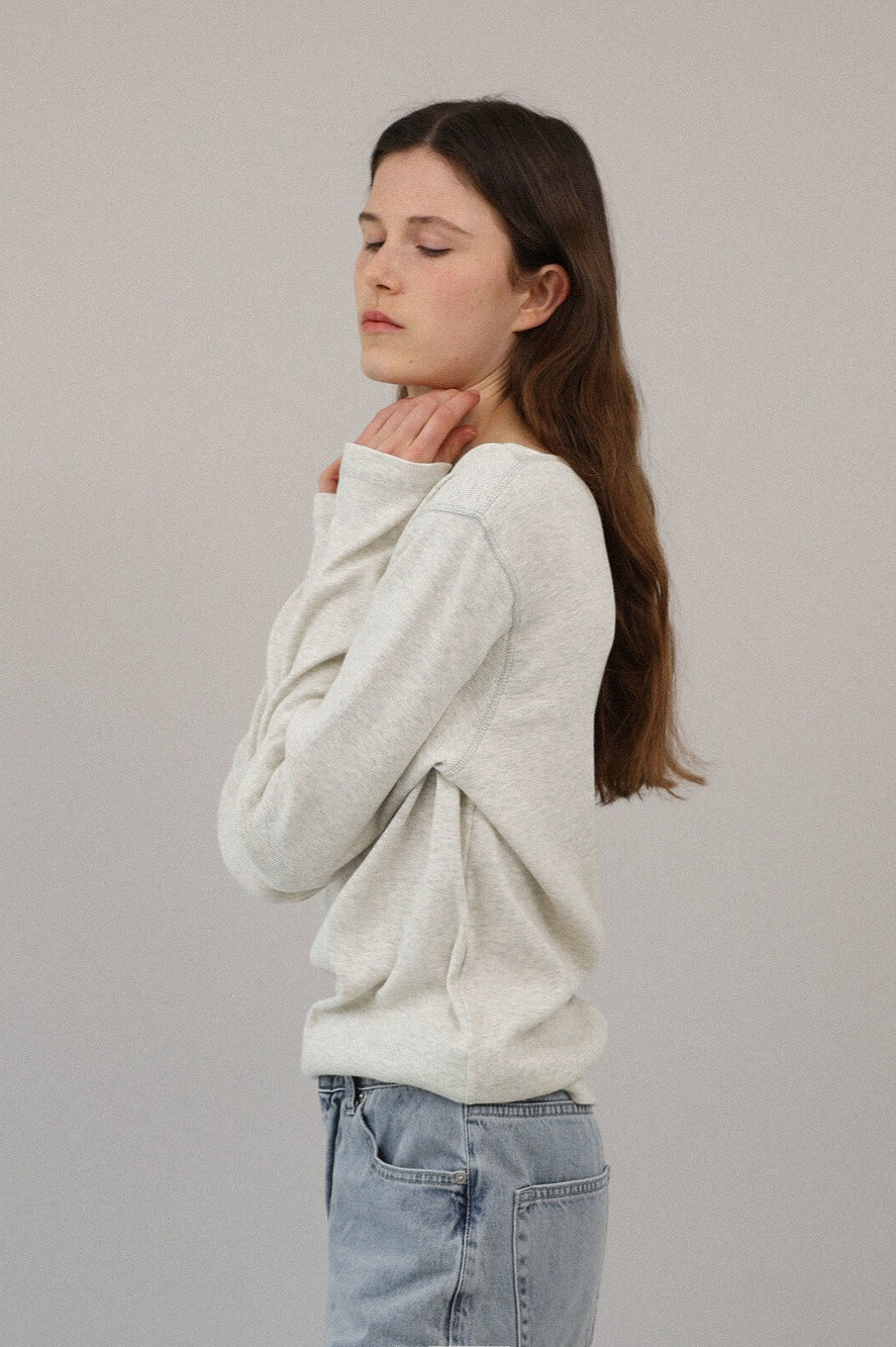 Classic Round Neck Knit Top - Image 7