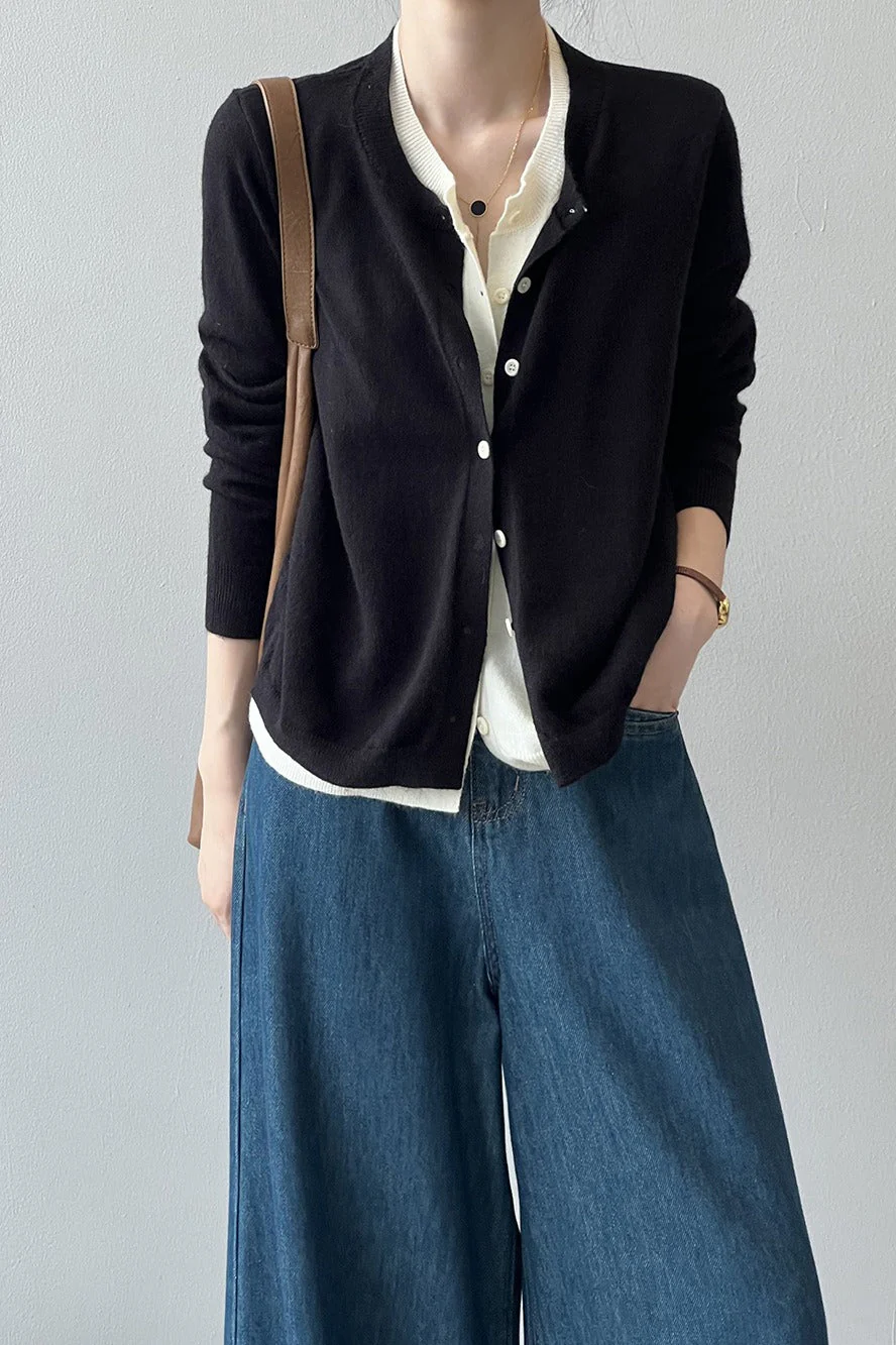 Color Block Layered Cardigan - Image 11