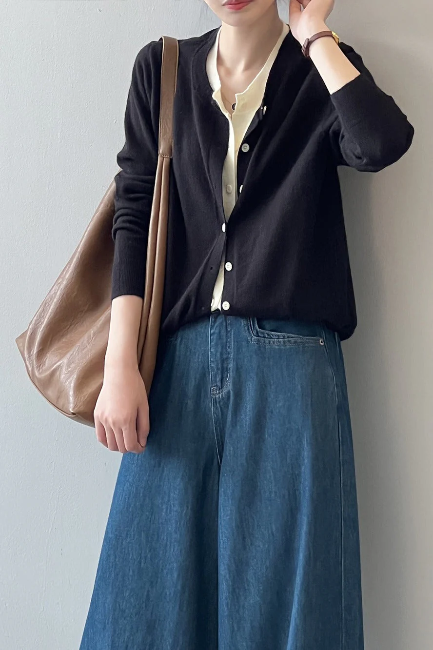 Color Block Layered Cardigan - Image 13