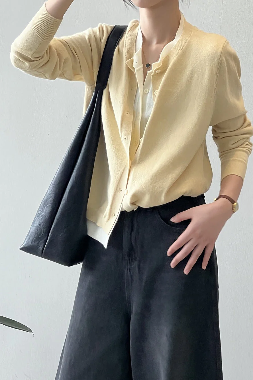Color Block Layered Cardigan - Image 4