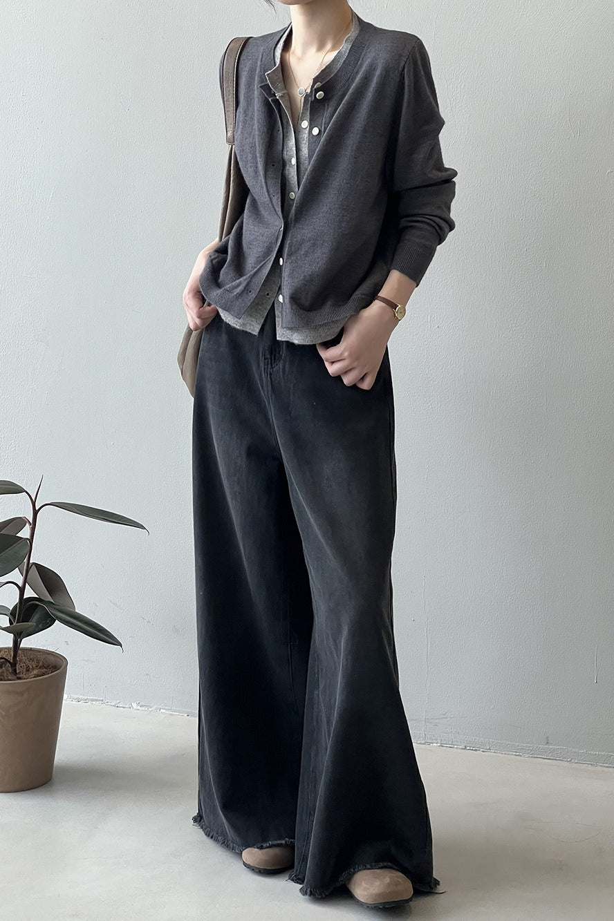 Color Block Layered Cardigan - Image 9