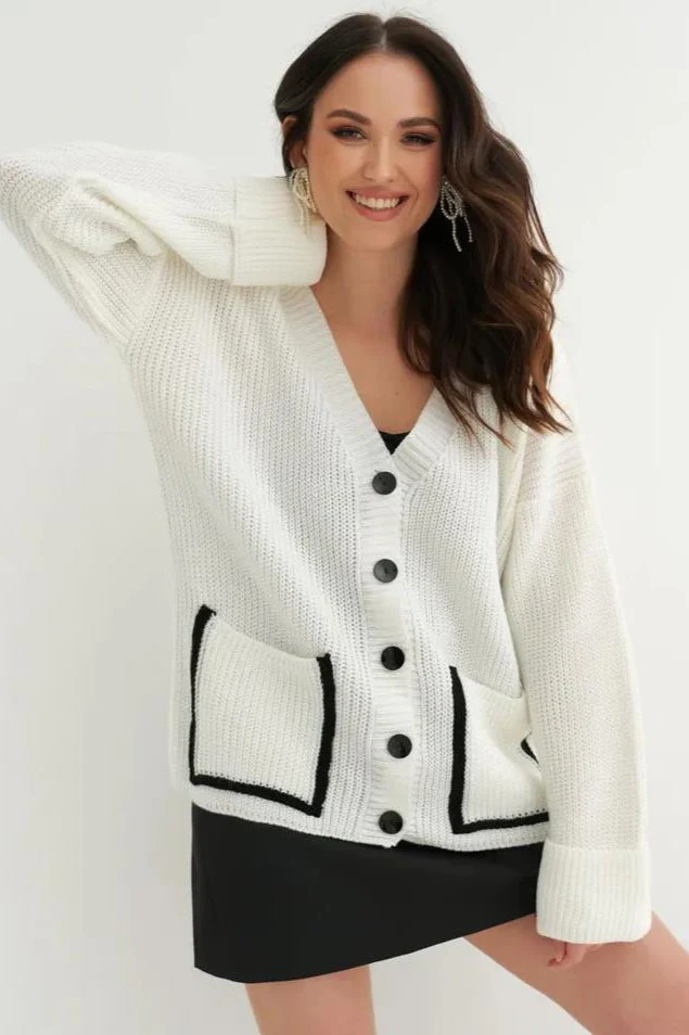 Color Block Pocket Cardigan - Image 12