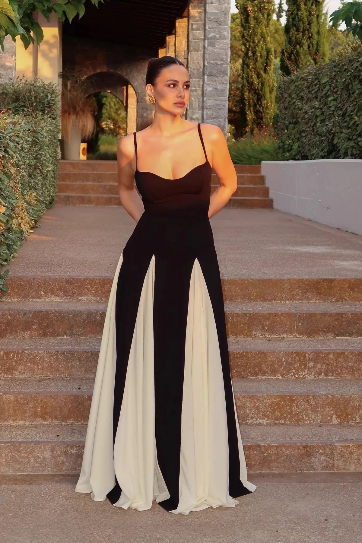 Colorblock Cami Maxi Dress - Image 3