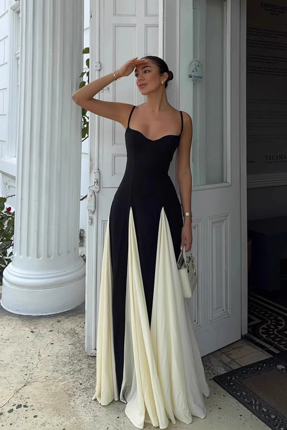 Colorblock Cami Maxi Dress - Image 7