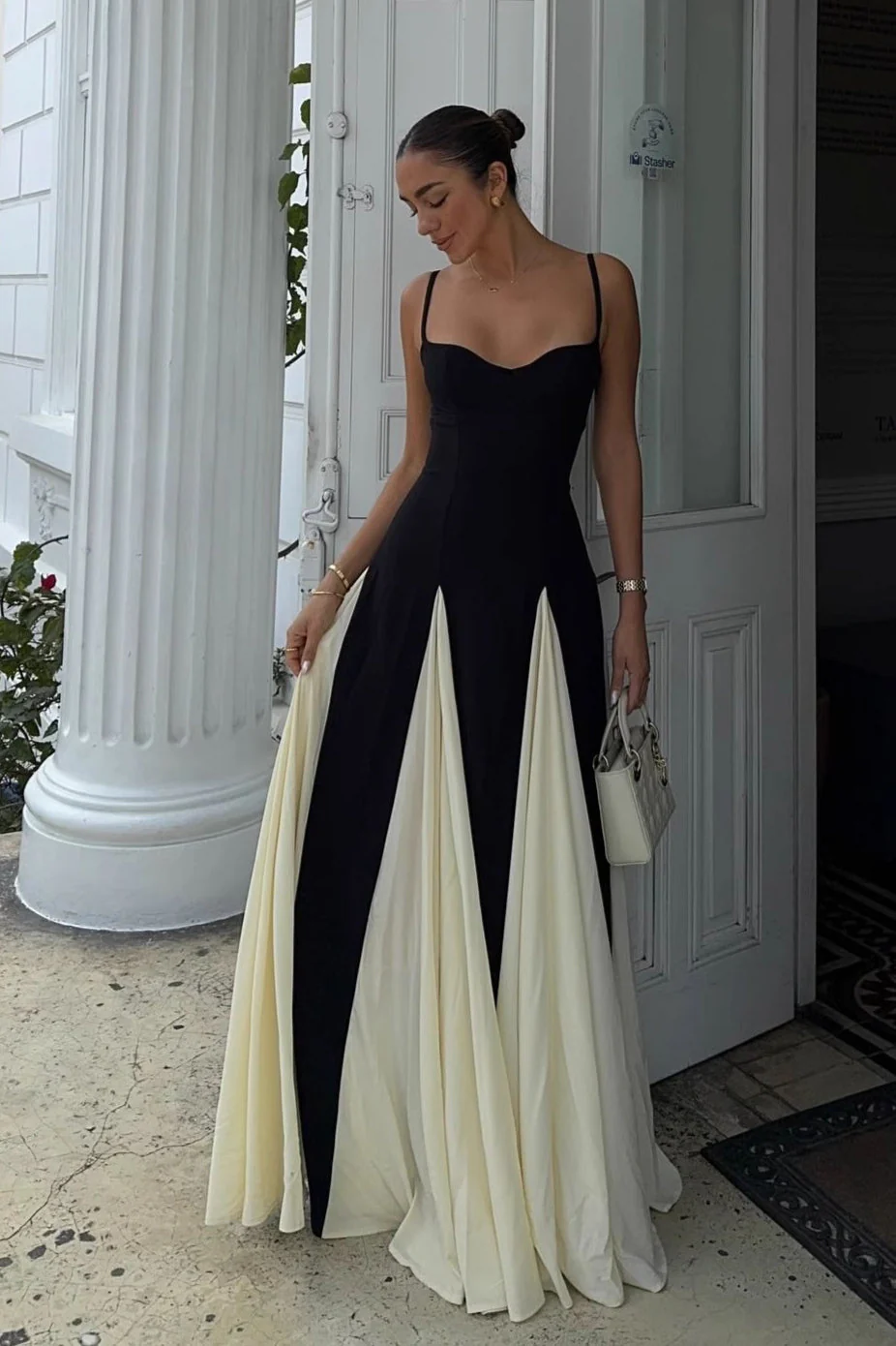 Colorblock Cami Maxi Dress - Image 8