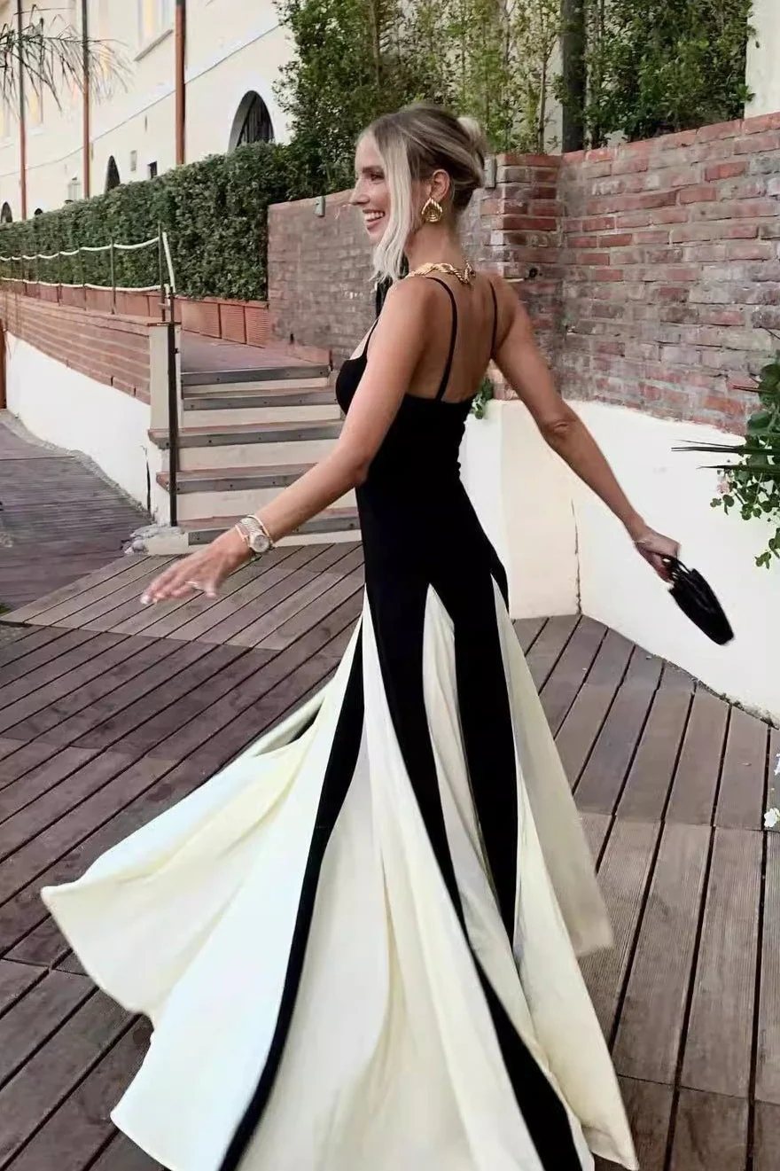 Colorblock Cami Maxi Dress - Image 9