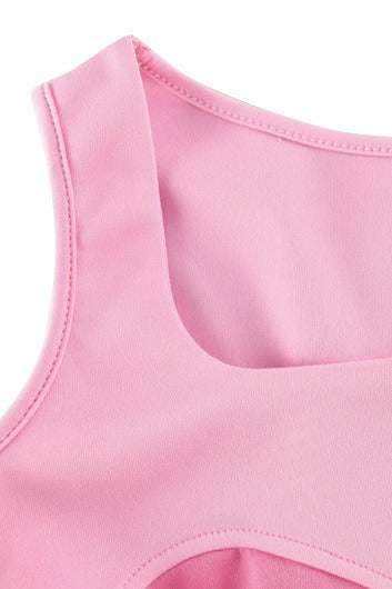 Colorblock Cami Waist-Cinching Mini Party Dress - Image 7
