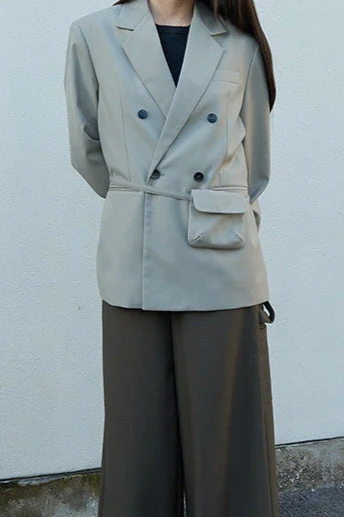 Commuter Style Belted Blazer - Image 3