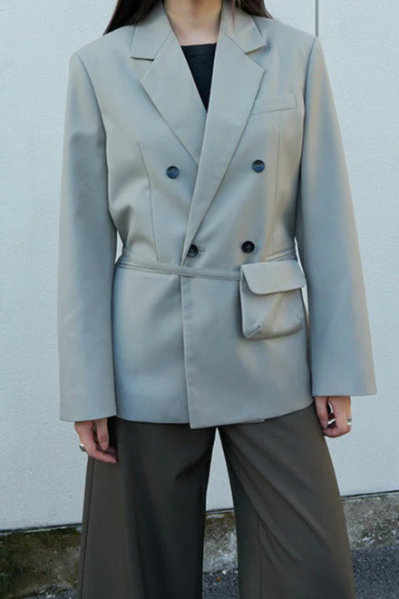 Commuter Style Belted Blazer - Image 4