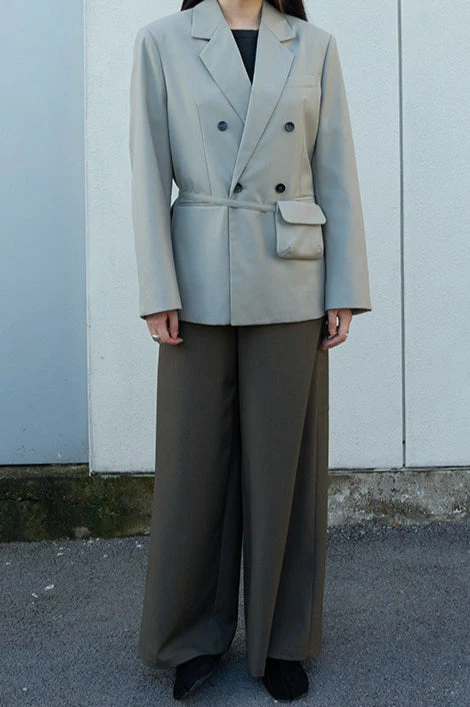 Commuter Style Belted Blazer - Image 5
