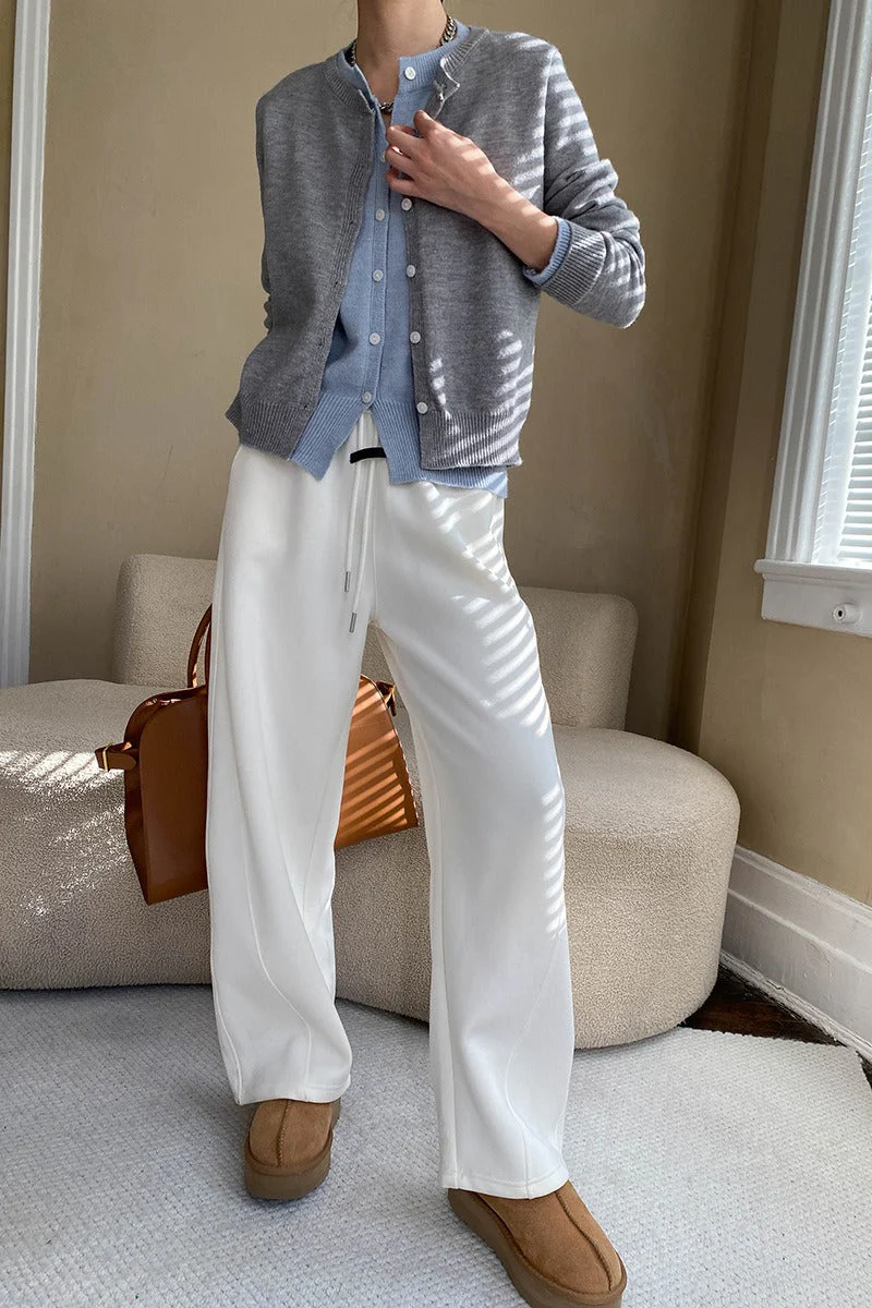 Contrast Panel Layering Cardigan - Image 10