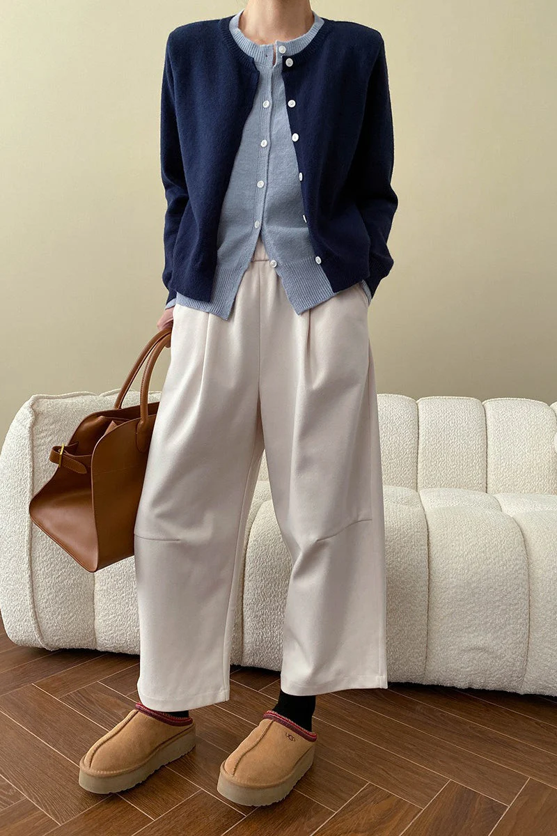 Contrast Panel Layering Cardigan - Image 20