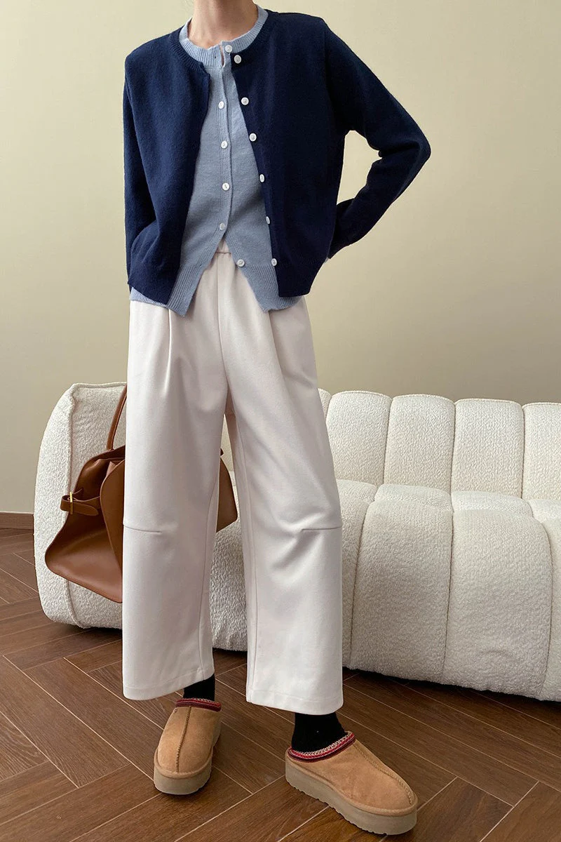 Contrast Panel Layering Cardigan - Image 21