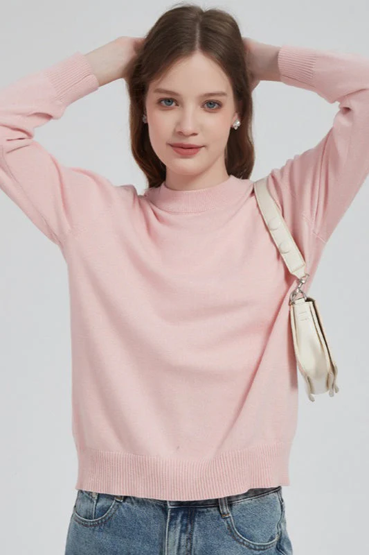 Cotton Solid Color Essential Knit Top - Image 6