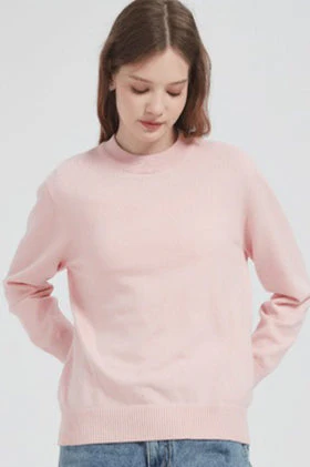 Cotton Solid Color Essential Knit Top - Image 8