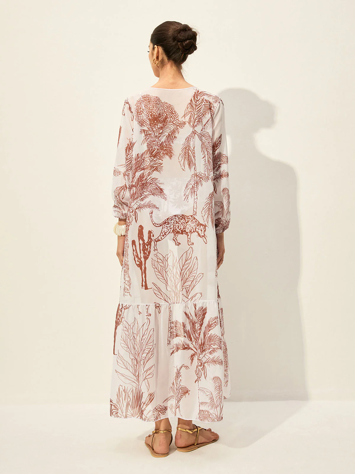 Floral Print Cover-Up Skirt - Image 2