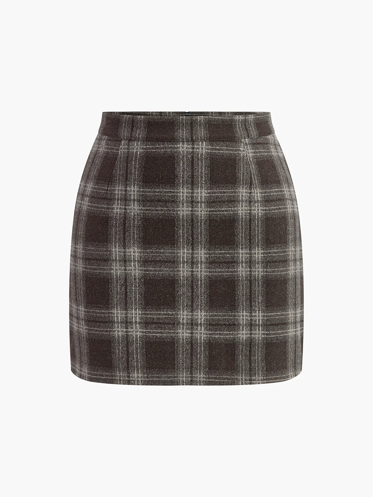 Plaid Tweed Mini Skirt - Image 4