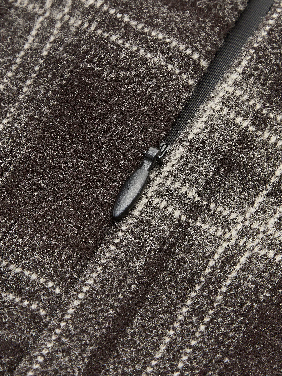 Plaid Tweed Mini Skirt - Image 5