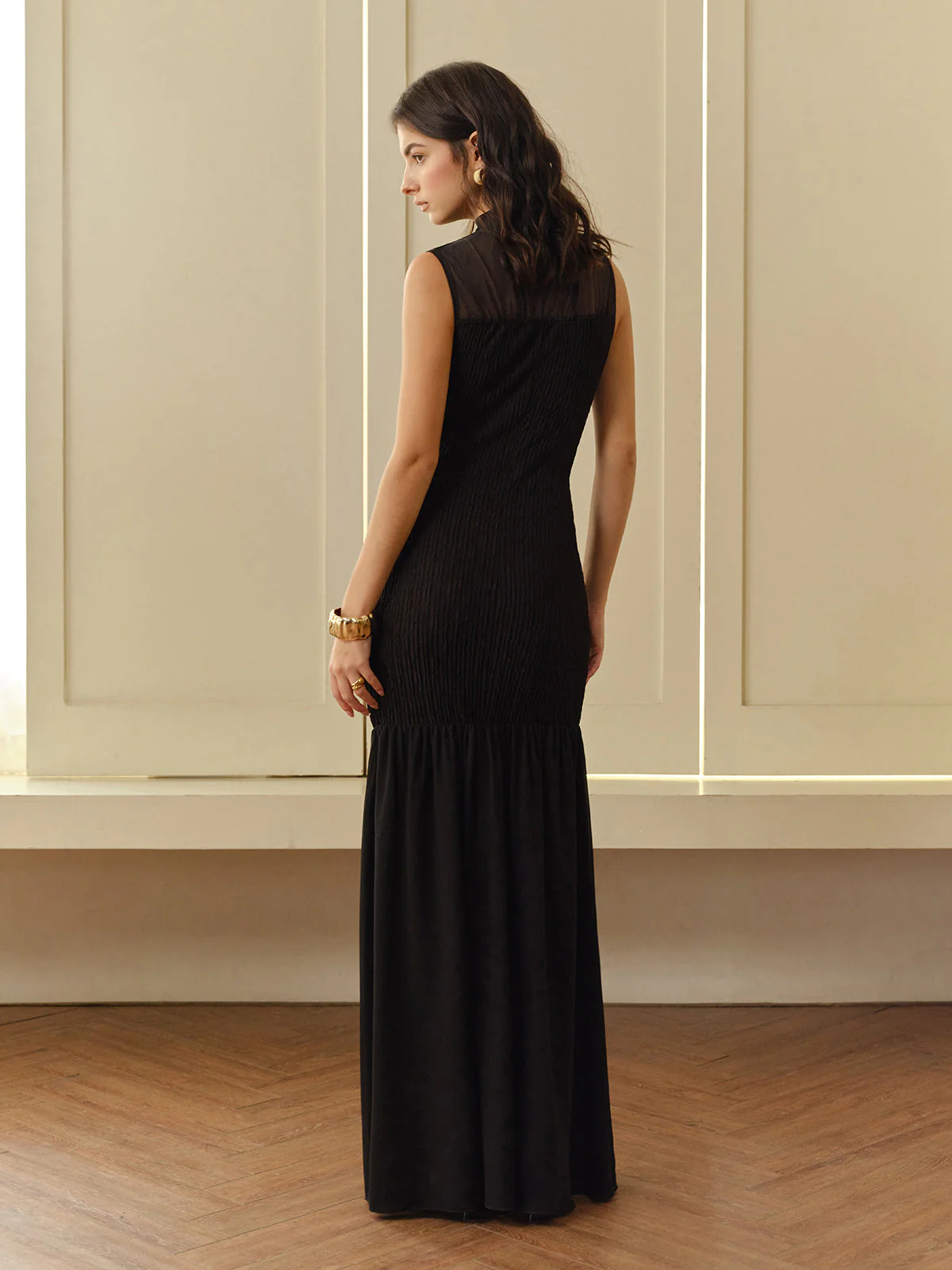 Rosette Panel Tank Dress - Image 7